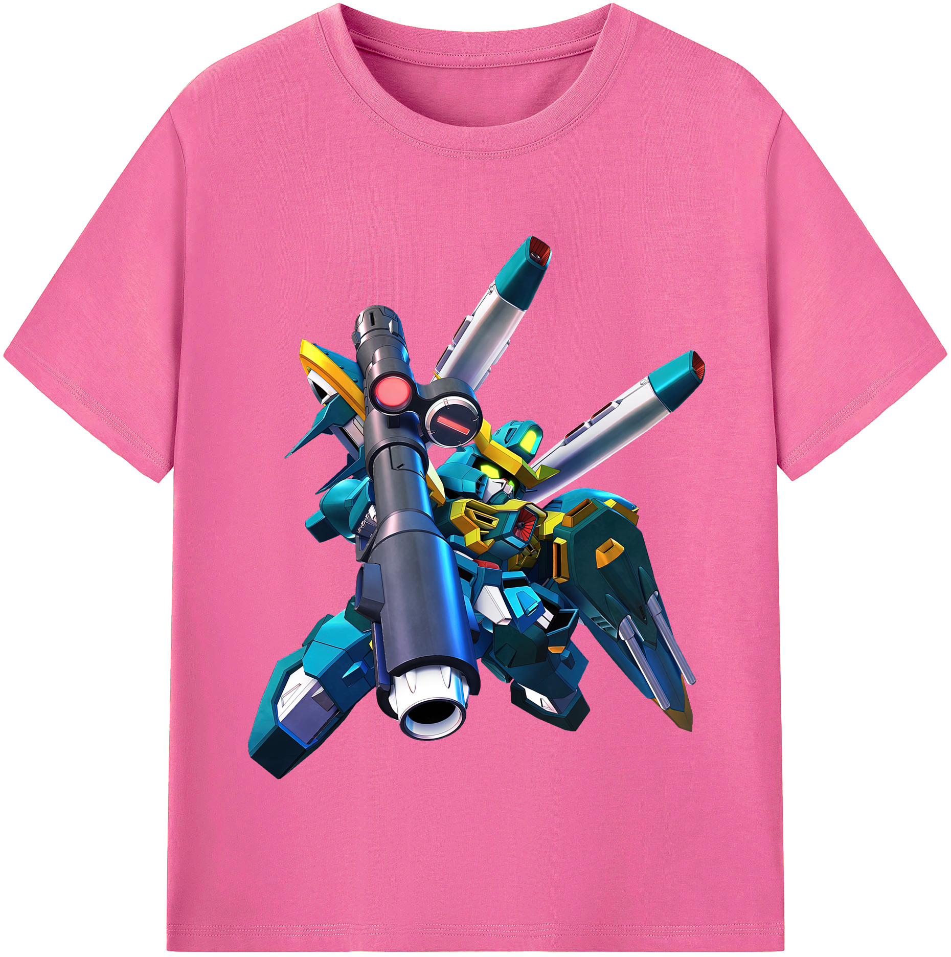 （画像用） 機動戦士ガンダム Mobile Suit Gundam レディースカジュアルプリントTシャツ（綿100％）